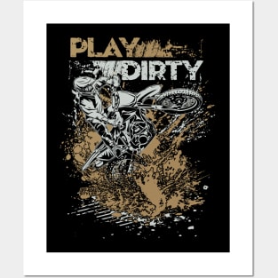 PLAY DIRTY MOTO Posters and Art